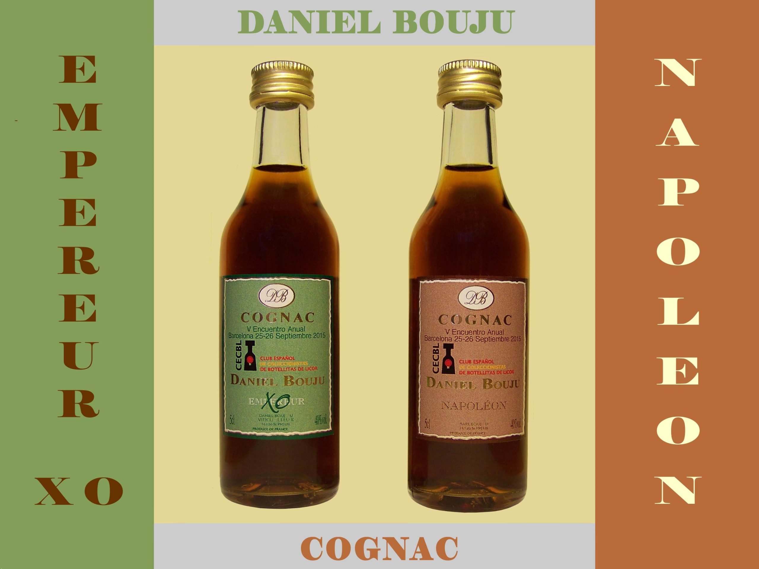 Miniaturas cognac Bouju para el CECBL