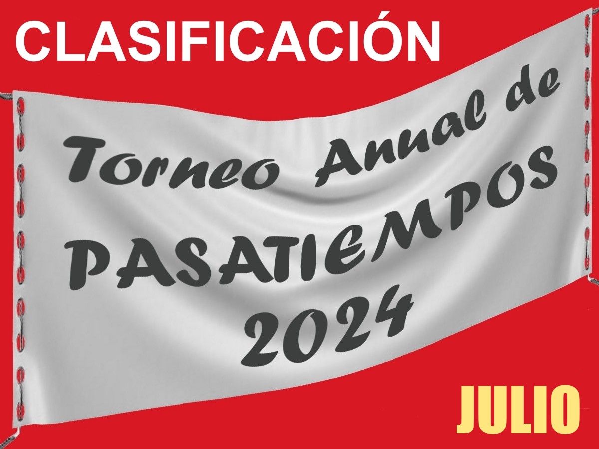 Clasificación final torneo pasatiempos 2024 CECBL